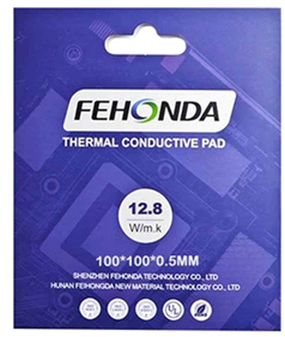 Термопрокладка FEHONDA — 12.8 Вт/мК / 100×100 мм / 1.5 мм