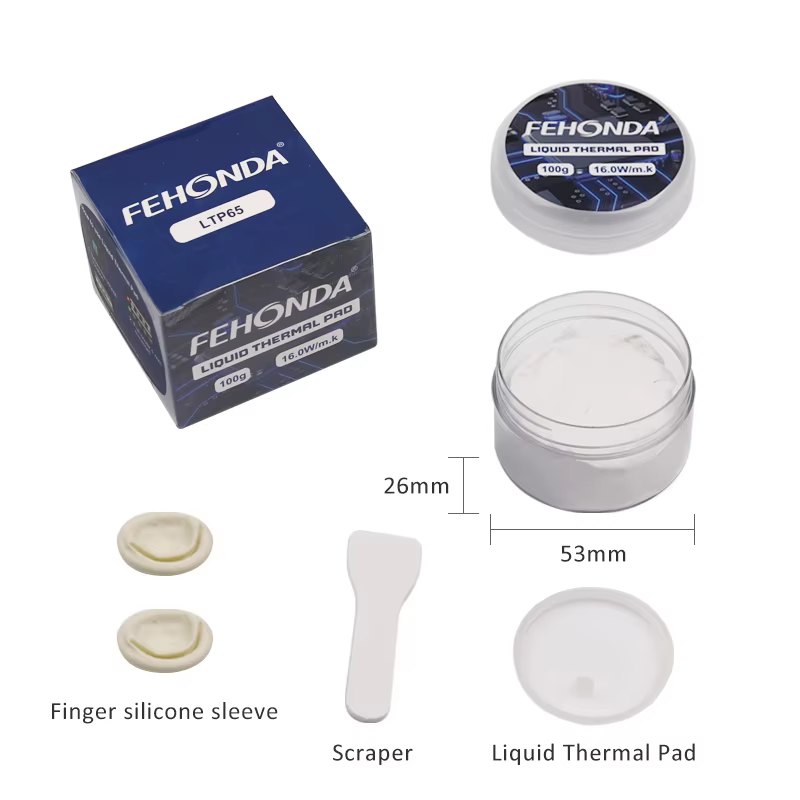 Жидкая термопрокладка FEHONDA LTP — LTP65 16 Вт · 50 г